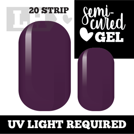 Soft Plum Gellie Nail Wraps