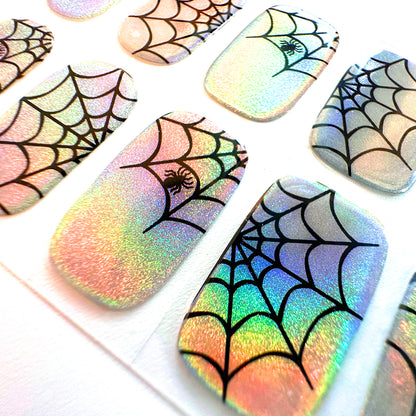 Disco Webs Nail Wraps