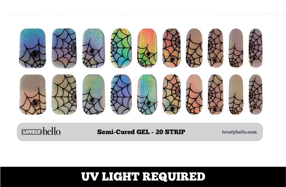 Disco Webs Nail Wraps