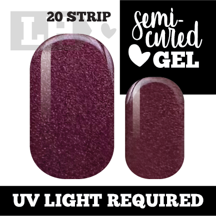 Black Cherry Gellie Nail Wraps