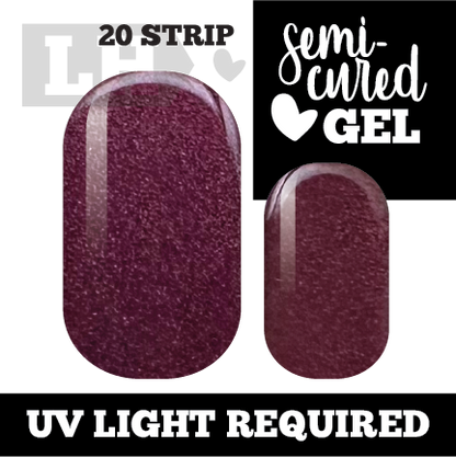 Black Cherry Gellie Nail Wraps