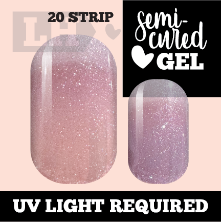 Sugarplum Ombre Semi-Cured Gel Nail Wraps