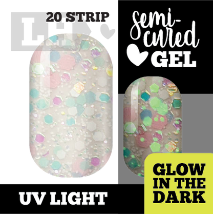 Firefly Snow Nail Wraps