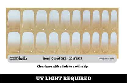 Faded French Ombre Nail Wraps