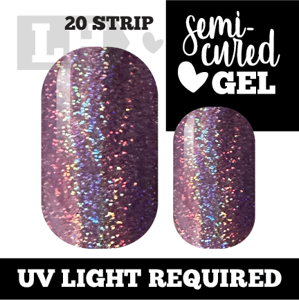 Prismatic Purple Nail Wraps