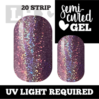 Prismatic Purple Nail Wraps