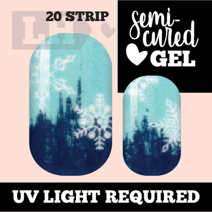 Snow Scene Nail Wraps