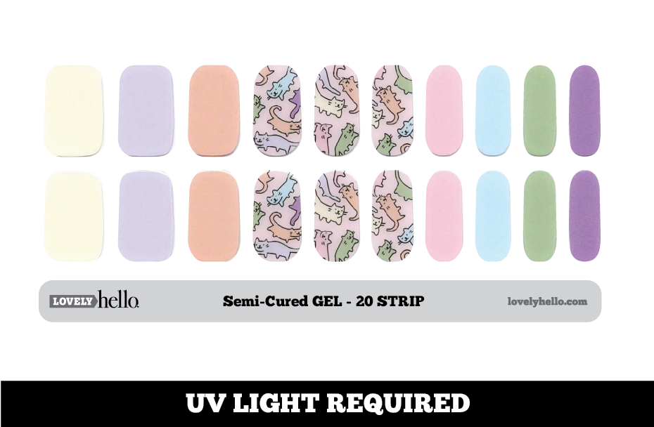Kitty Kuddles Nail Wraps