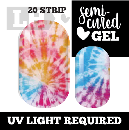 Summer Tie Dye Nail Wraps