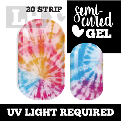 Summer Tie Dye Nail Wraps