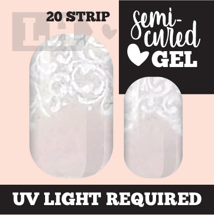 Bridal French Nail Wraps