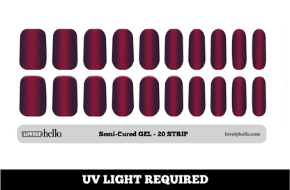 Ruby Tiger Eye Nail Wraps