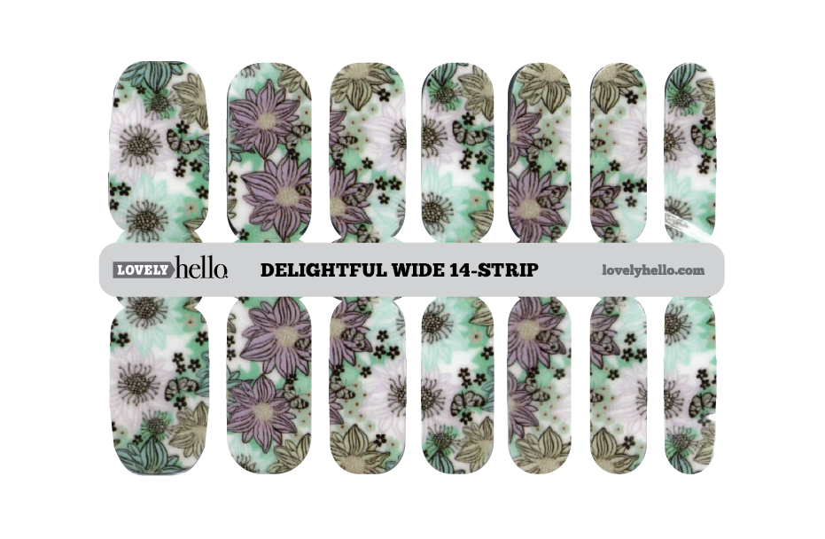 Climbing Clematis Nail Wraps