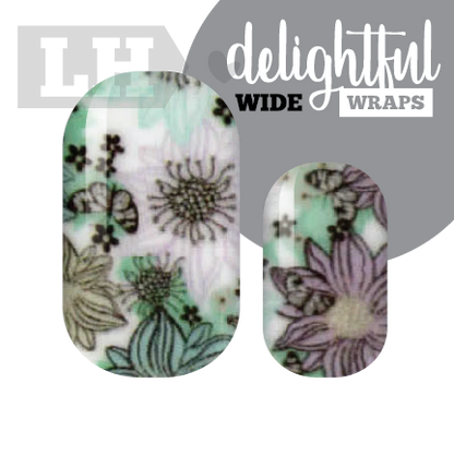 Climbing Clematis Nail Wraps