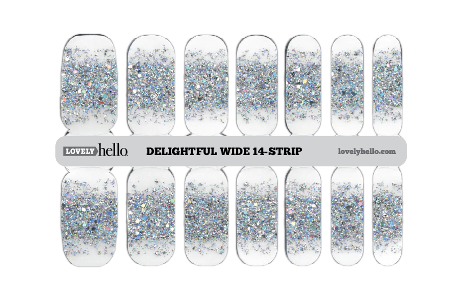 Diamond Dust Tipped Nail Wraps