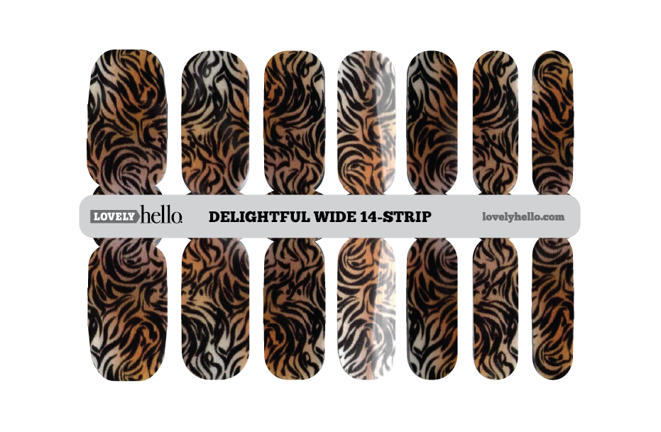 Bengal Tiger Nail Wraps