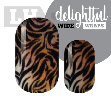 Bengal Tiger Nail Wraps