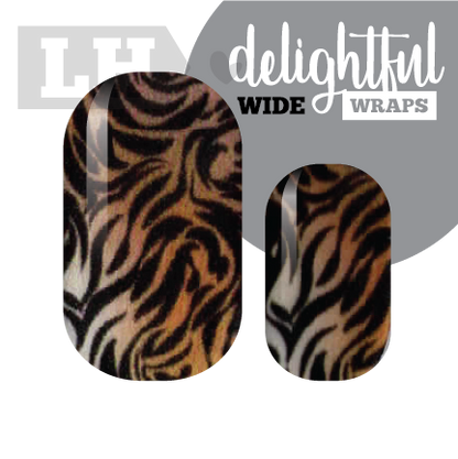 Bengal Tiger Nail Wraps