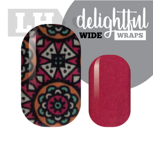 Passion Mandala Nail Wraps