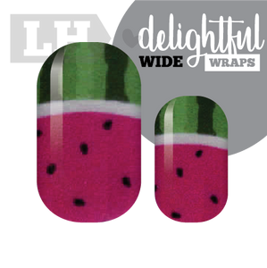 Watermelon Pearl Nail Wraps