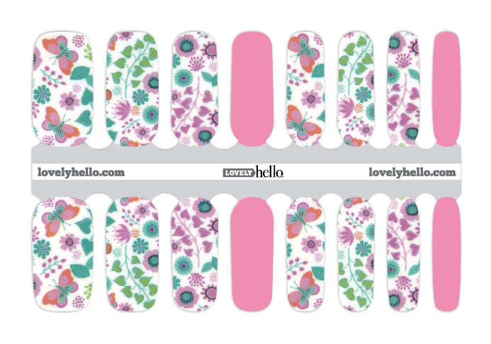 Flower Power Nail Wraps