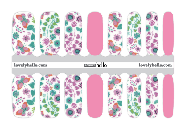 Flower Power Nail Wraps