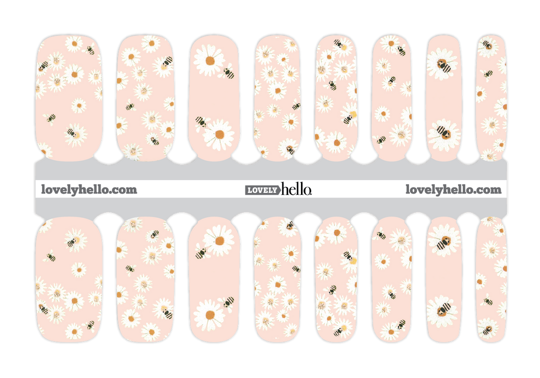 Miss Daisy Bee Nail Wraps