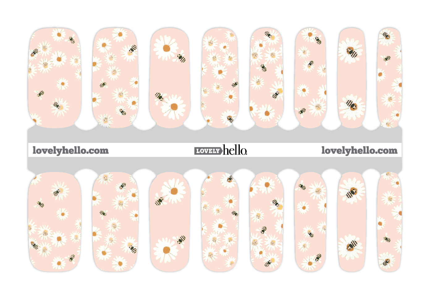 Miss Daisy Bee Nail Wraps