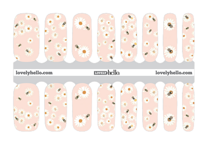 Miss Daisy Bee Nail Wraps