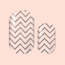 Rose Gold Chevron Nail Wraps