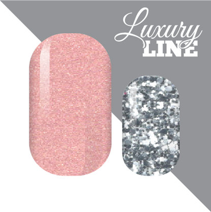 Diamonds and Pink Pearls Nail Wraps