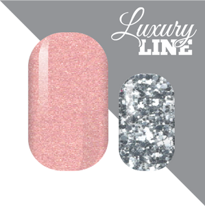 Diamonds and Pink Pearls Nail Wraps