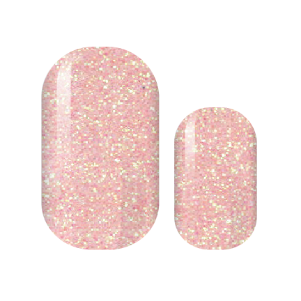 Sweet Pink Fairy Dust Nail Wraps