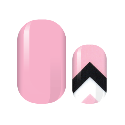 Chevron Blush Nail Wraps