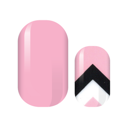 Chevron Blush Nail Wraps