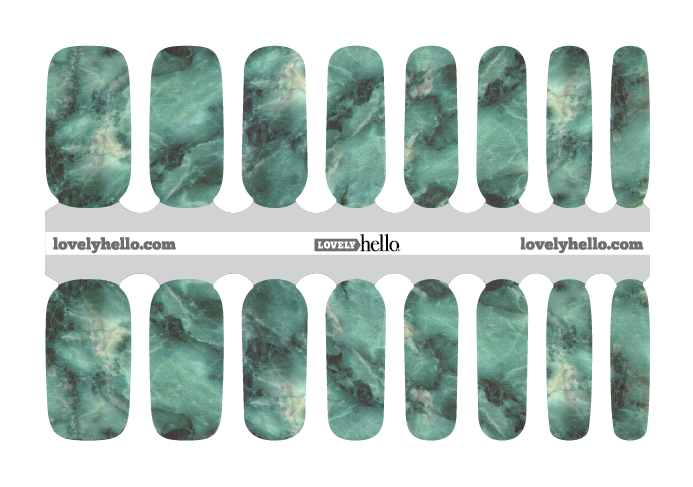 Jade Granite Nail Wrap