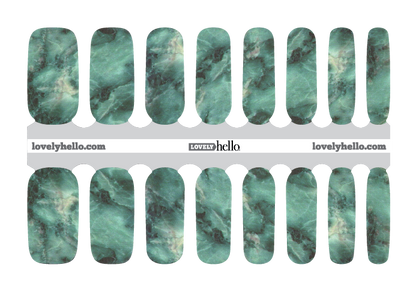 Jade Granite Nail Wrap