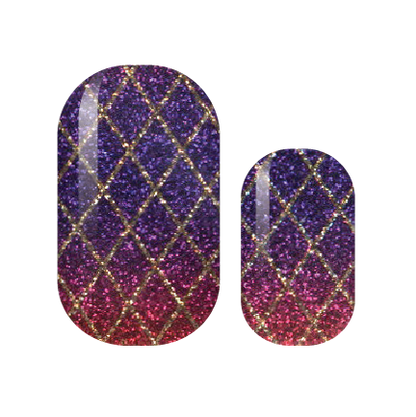 Harlequin Glam Nail Wraps