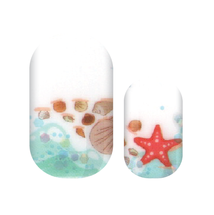 Sally Sells Seashells Nail Wraps