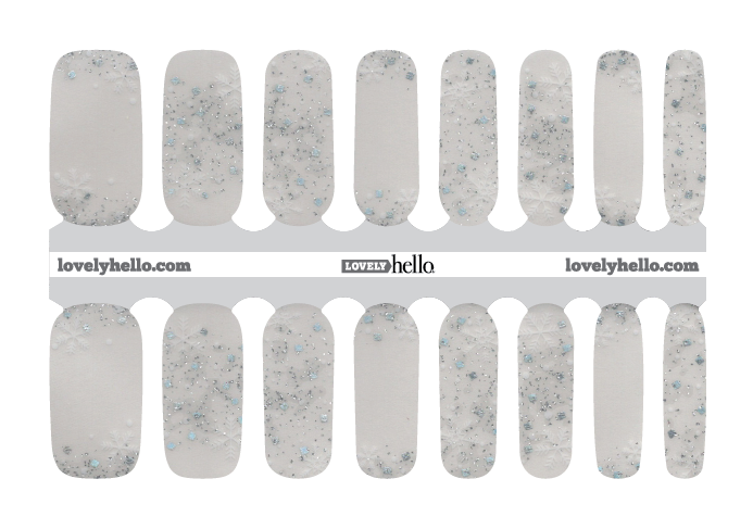 Frosty Overlay Nail Wraps