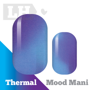 Mood Mani (Thermal) Sky 2 Purple Nail Wraps