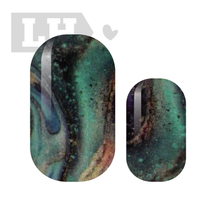 Teal Lagoon Nail Wraps