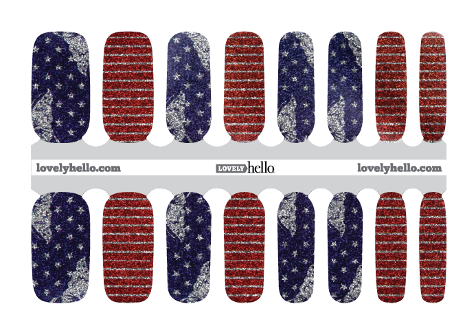 American Wings Nail Wraps