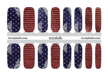 American Wings Nail Wraps