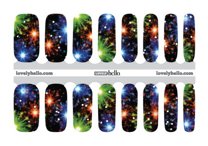 Light Up the Sky Nail Wraps