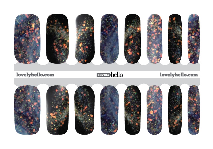 Space Dust Nail Wraps