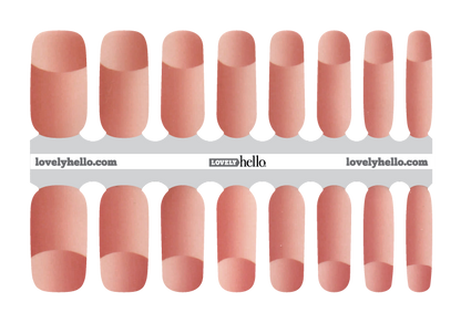 Peach Illusion Nail Wraps