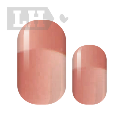 Peach Illusion Nail Wraps