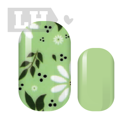 Daisy Mint Nail Wraps