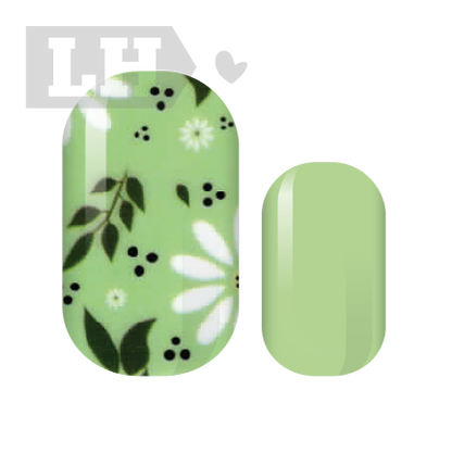 Daisy Mint Nail Wraps